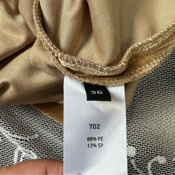 Atlein One Shoulder Velvet Top - Picture 10 of 14